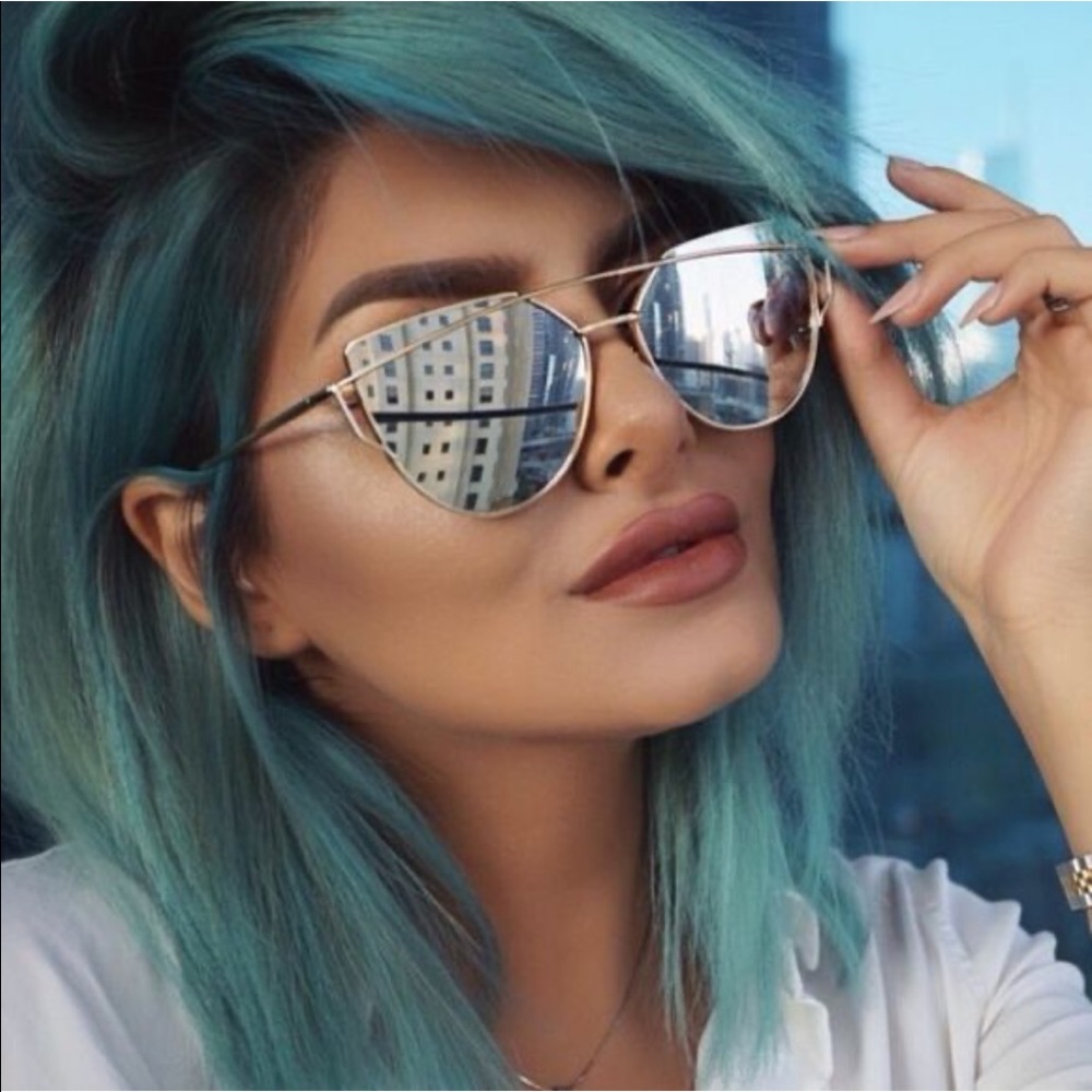 Silver Cat Eye Shades